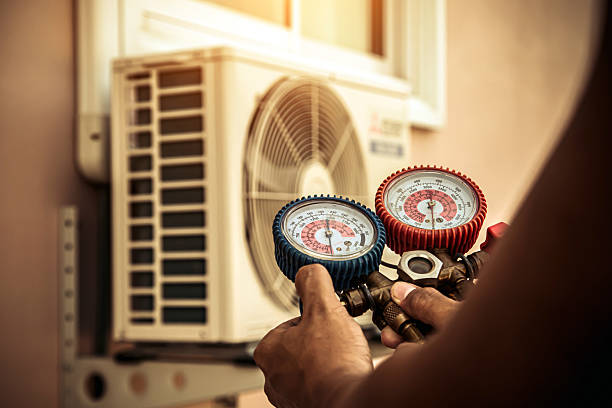 Professional Ductwork Repair technician working in Ridge, MD